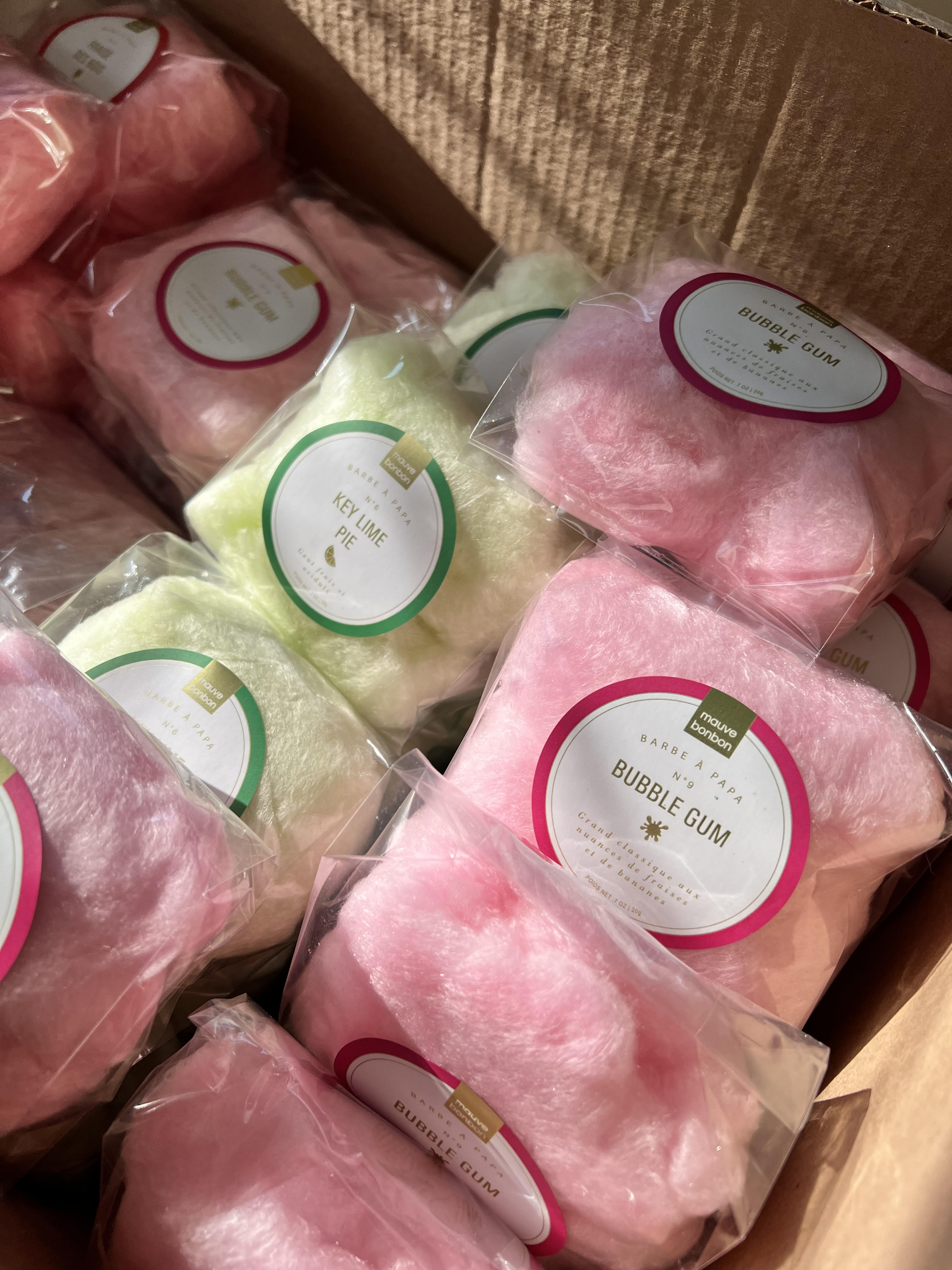 cotton candy pillow pouch