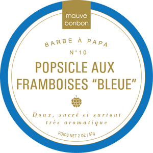 N°10 Popsicle aux Framboises "Bleue"